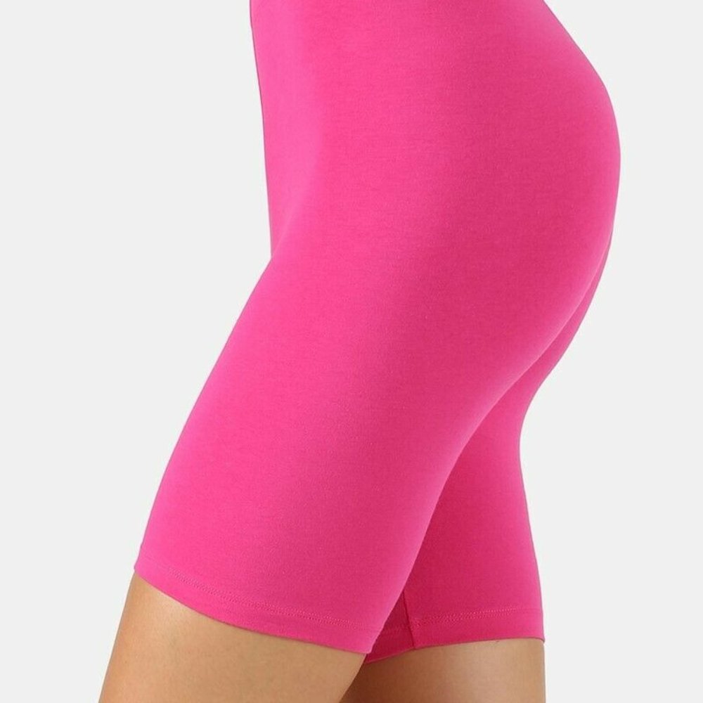 High Rise Bermuda Shorts Biker Shorts Yoga Shorts - Picture 6 of 7